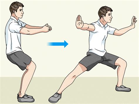 How to Do Tai Chi's Horse Stance: 14 Steps (with Pictures)