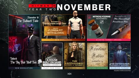 Hitman 3's November Year 2 Roadmap Finally Brings Us the Florida Fit ...