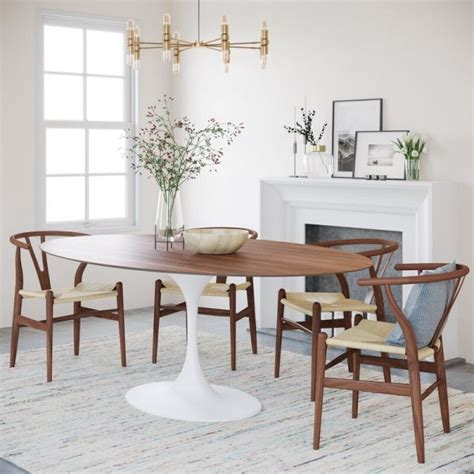 51 Oval and Racetrack Shaped Dining Tables to Elevate Your Dining Space