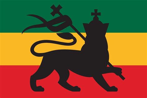 Rastafarian Flag with the Lion of Judah 3190304 Vector Art at Vecteezy