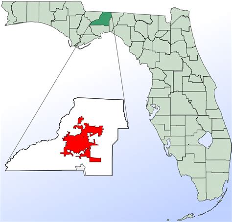 Tallahassee Florida County Map