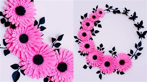 Diy Paper Flower Wall Hanging Simple And Beautiful | Best Flower Site