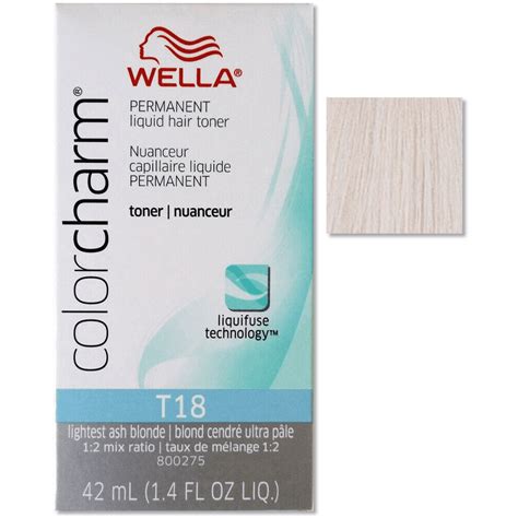 Lightest Ash Blonde Wella Hair color Toner T18 1.4 Oz - Walmart.com ...