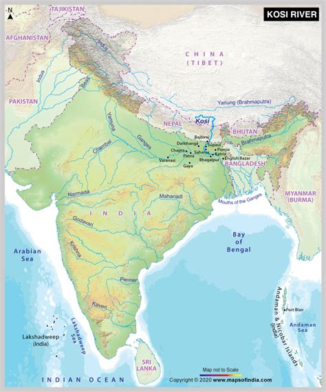 Koshi River Map