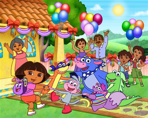 The Dora The Explorer Gang - Chipmunks tunes babies & all-stars's ...