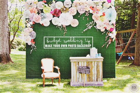 DIY Photo Booth Backdrop – “Knock It Off!” Wedding | East Coast Creative