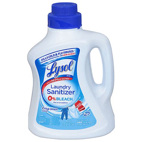 Lysol Laundry Sanitizer, Crisp Linen Scent 90 fl oz | Shop | ValuMarket