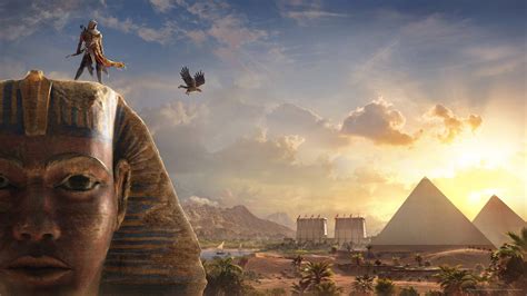 Bayek Sphinx Assassins Creed Origins Wallpaper