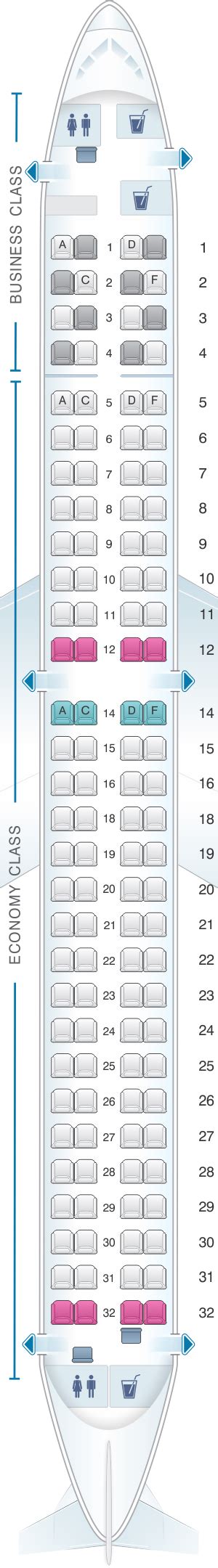 Embraer 195 Seating Chart