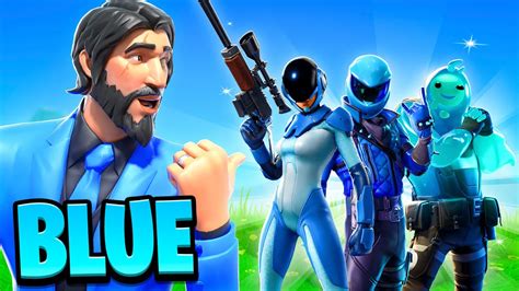 The *NEW* BLUE ONLY Fashion Show in Fortnite... (BEST BLUE SKINS AND ...