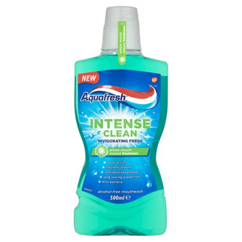 Aquafresh Intense Clean Liquid mouthwash 500ml - online shop Internet ...