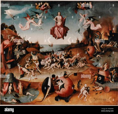 After Hieronymus Bosch - The Last Judgment 0000134708 Stock Photo - Alamy