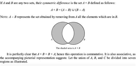 Solved: If A And B Are Any Two Sets, Their Symmetric Diffe... | Chegg.com