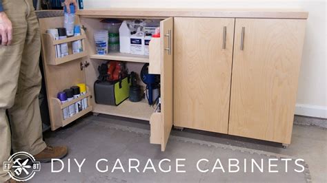 Diy Garage Cabinets For Organization You