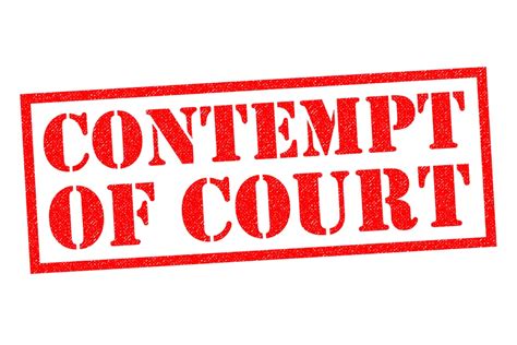 What is Contempt of Court in Family Law? | Heath Baker Law