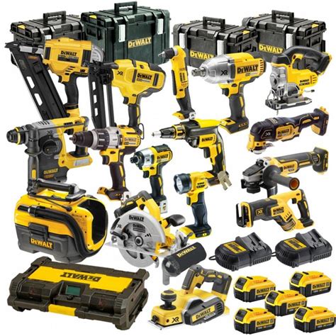 DEWALT 20V XR 17 PIECE PLATINUM KIT WITH 5 X 5.0AH LI-ION BATTERIES, 2 ...