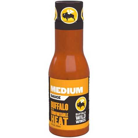 Buffalo Wild Wings Medium Sauce, 12 fl oz - Walmart.com