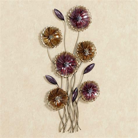 Charming Floral Metal Wall Art