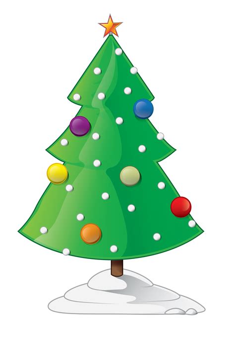 xmas tree cartoon clip art - Clipground