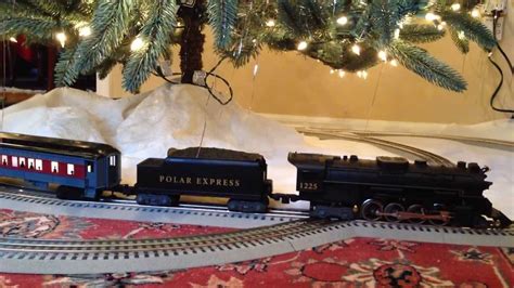 Lionel christmas train sets under tree