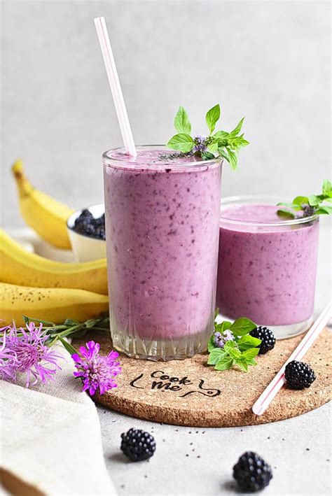 Blackberry-Banana Smoothie Recipe - COOK.ME