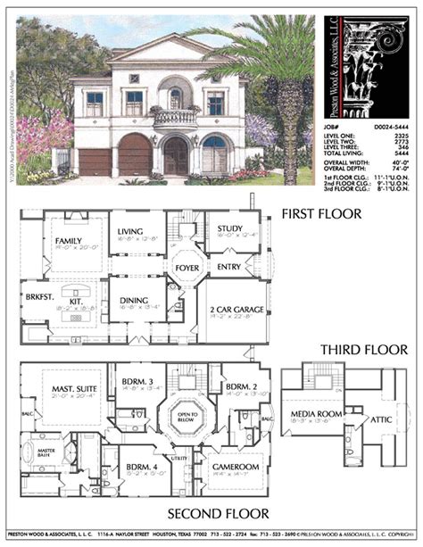 Unique Two Story House Plan, Floor Plans for Large 2 Story Homes, Desi ...