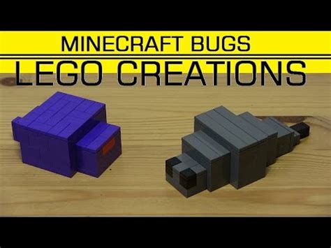 LEGO MINECRAFT BUGS (ENDERMITE, SILVERFISH) - YouTube