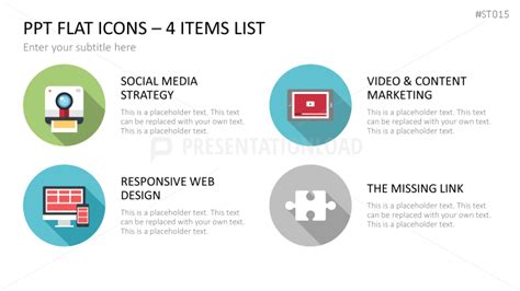 Flat Design - Icons Collection | PowerPoint Templates | PresentationLoad