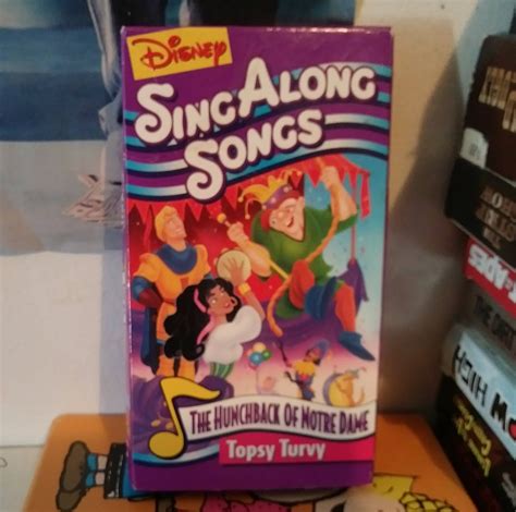 Vintage Disney Sing Along Songs VHS featuring the Hunchback of Notre ...