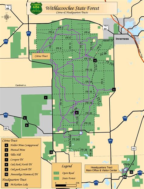 Citrus & Headquarters Tracts - Withlacoochee State Forest | State ...