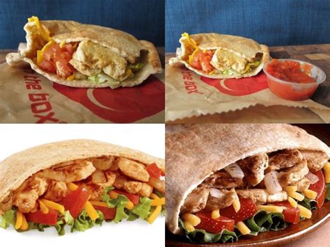 jack in the box chicken fajita pita ingredients