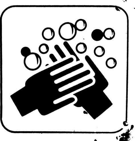 Clipart - Wash Your Hands Sign