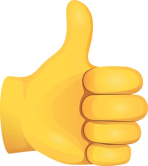 "Thumbs up emoji" Emoji - Download for free – Iconduck