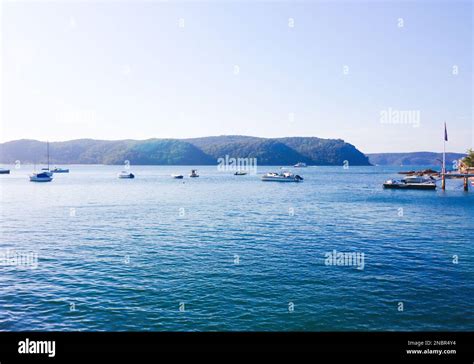 Waiting for the ferry at Palm Beach Sydney Stock Photo - Alamy