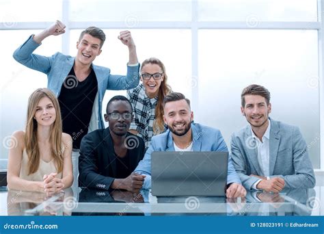 Group of Happy Business People in a Meeting at Office Stock Image ...