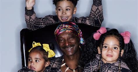 Snoop Dogg Gets Cozy in Rare Family Pics for Skims