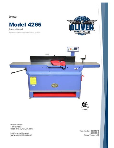 OLIVER 4265 OWNER'S MANUAL Pdf Download | ManualsLib