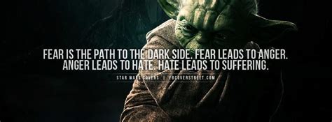 Yoda in his infinite wisdom | Fear leads to anger, Fear quotes, Yoda quotes