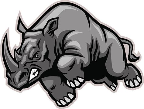 Rhinoceros Clip Art, Vector Images & Illustrations - iStock