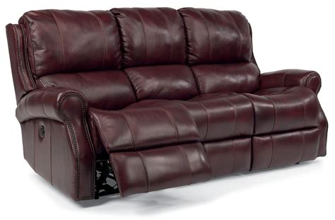 Flexsteel Miles Leather Reclining Sofa - 153362P41862