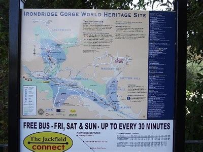 Ironbridge Gorge World Heritage Site, Shropshire UK - 'You Are Here ...