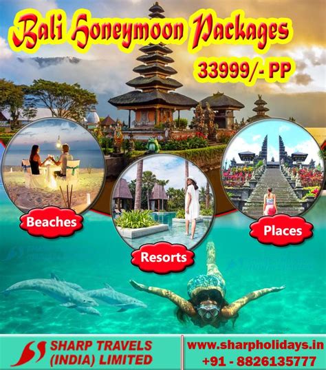 Bali Honeymoon Packages from Delhi | Bali honeymoon packages, Bali ...