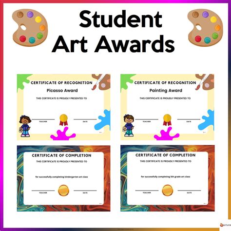 Editable Student Art Awards | Made By Teachers