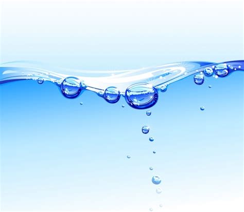 Water background shiny closeup motion blue transparent design Vectors ...