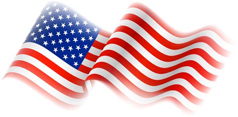 Waving American Flag Clip Art Free - United states flag blowing in the ...