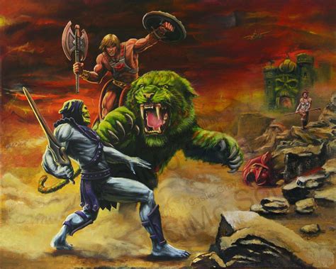 Boris Vallejo "He-Man: King of Grayskull Castle" | Masters of the ...