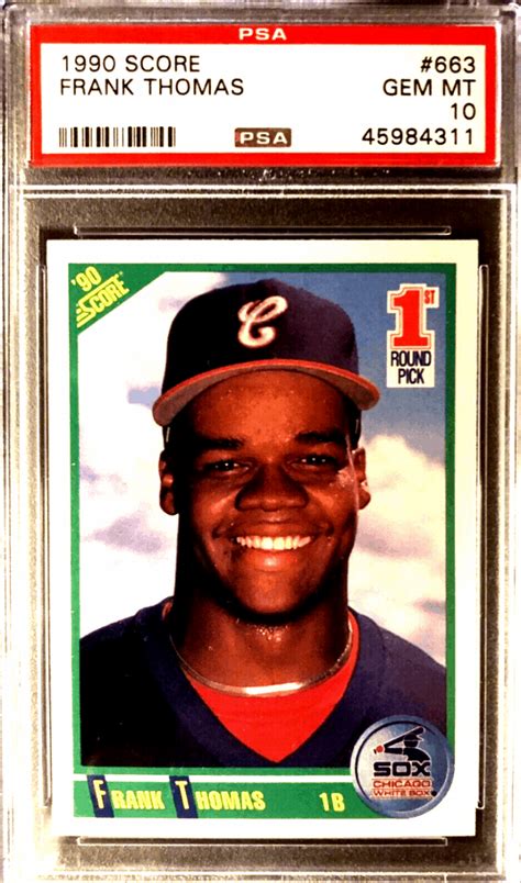 Best 10 Frank Thomas Rookie Card Investments