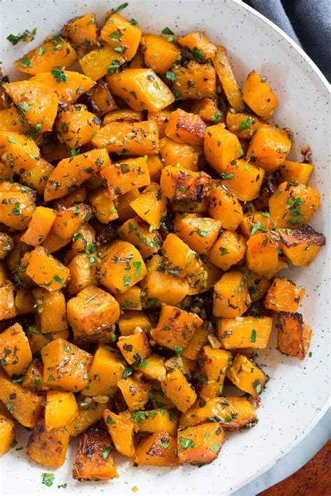 Roasted Butternut Squash {with Garlic and Herbs} - Cooking Classy