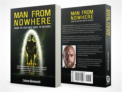 FREE PSD 6X9 Man From Nowhere Book Cover Design