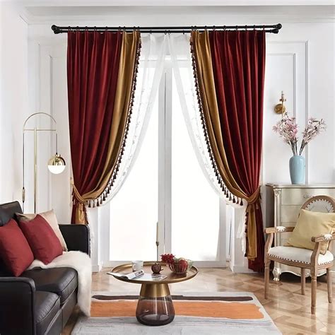 Blue And Brown Curtains For Living Room | Cabinets Matttroy